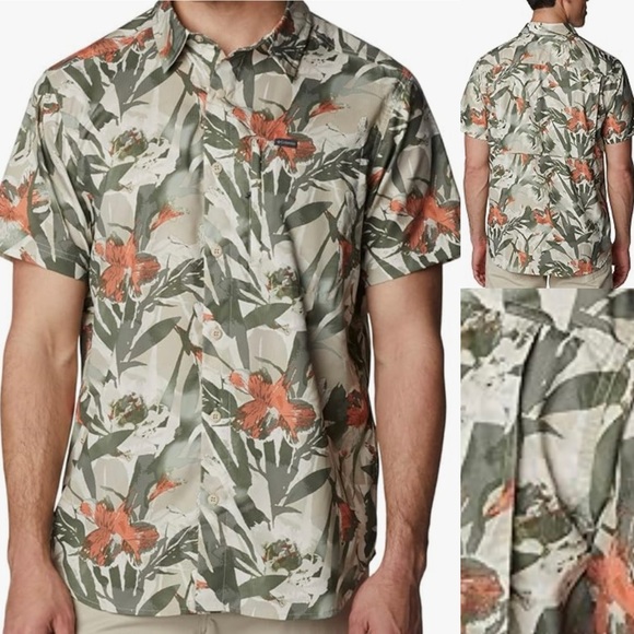 Columbia Men's Silver Ridge Utility Lite, Ancient Fossil Floriculture, 4X Big - Picture 1 of 16